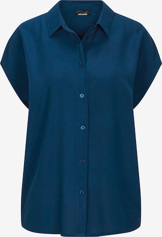 Chemisier Goldner en bleu : devant
