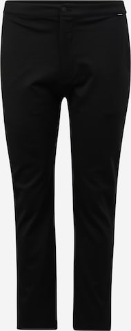 Calvin Klein Big & Tall Regular Pants in Black: front