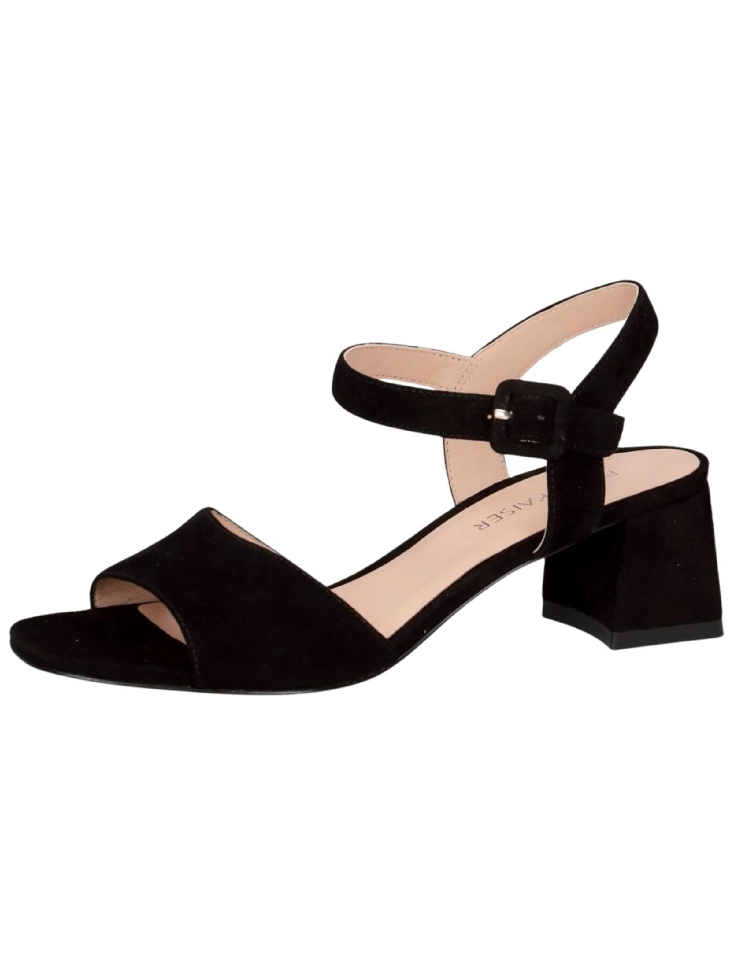 PETER KAISER Strap Sandals in Black: front