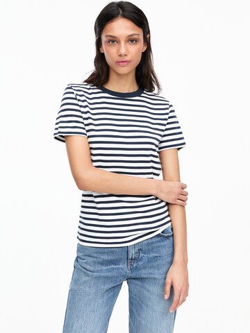 Pull&Bear Koszulka w kolorze biały: przód