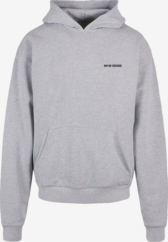9N1M SENSE Sweatshirt 'Winter Sports' in Grey: front