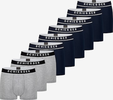 SCHIESSER Boxershorts '95/5 Organic Cotton' in Blauw: voorkant