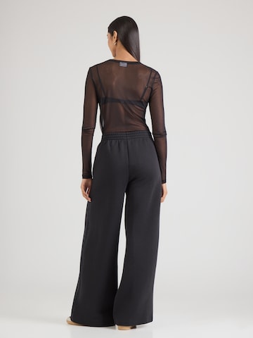 Wide Leg Pantalon 'Spacer' ADIDAS ORIGINALS en noir