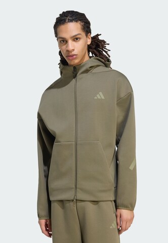 ADIDAS SPORTSWEAR Αθλητική ζακέτα φούτερ 'Z.N.E.' σε πράσινο: μπροστά