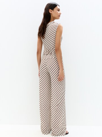Pull&Bear Wide leg Pants in White