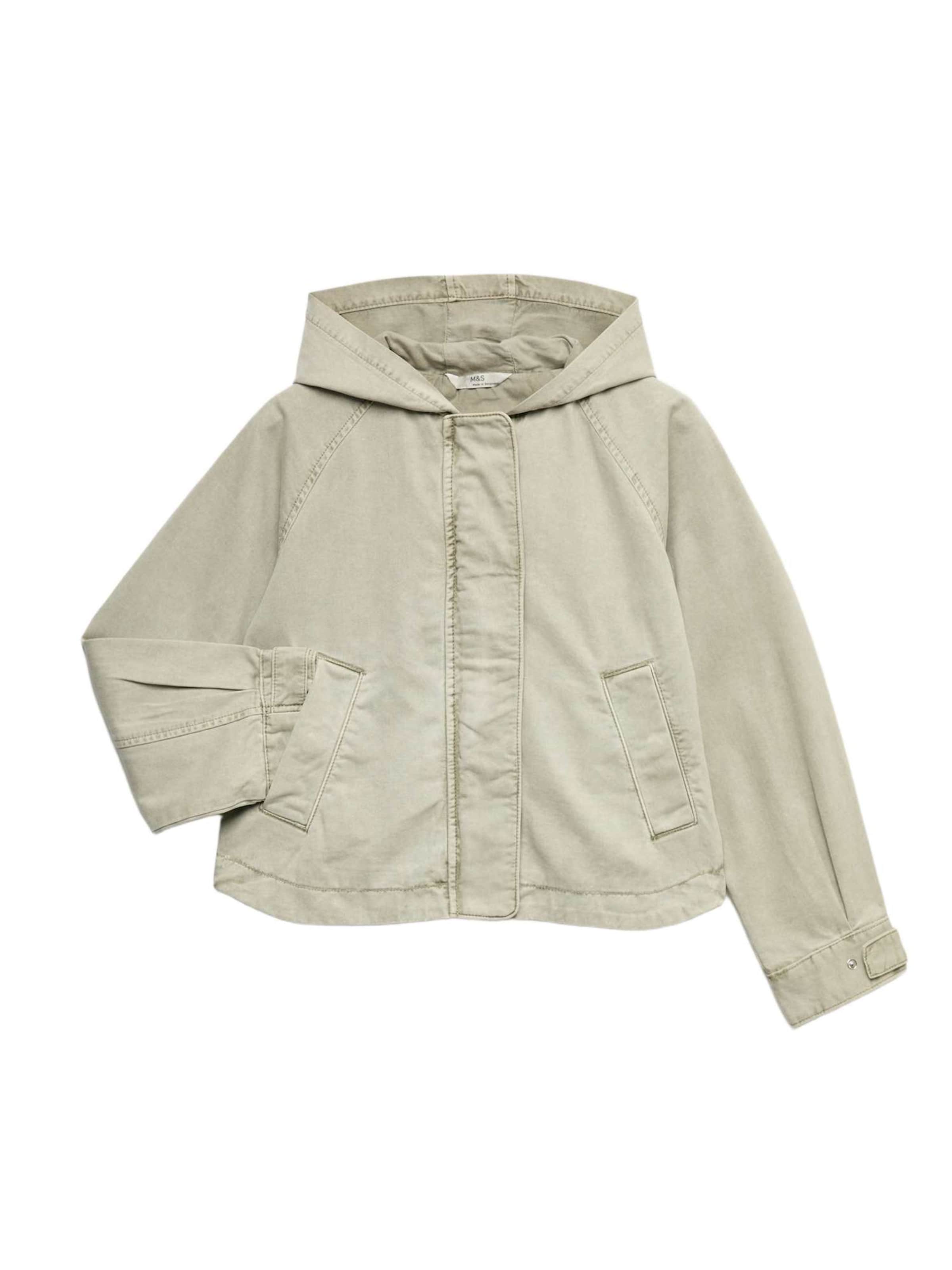 Giacca di mezza stagione di Marks & Spencer in verde: frontale