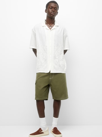 regular Pantaloni cargo di Pull&Bear in verde