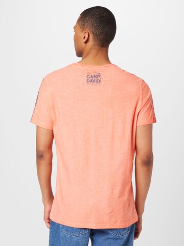 CAMP DAVID T-shirt i orange