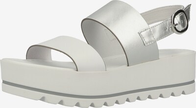 Nero Giardini Sandale in silber / weiß, Produktansicht