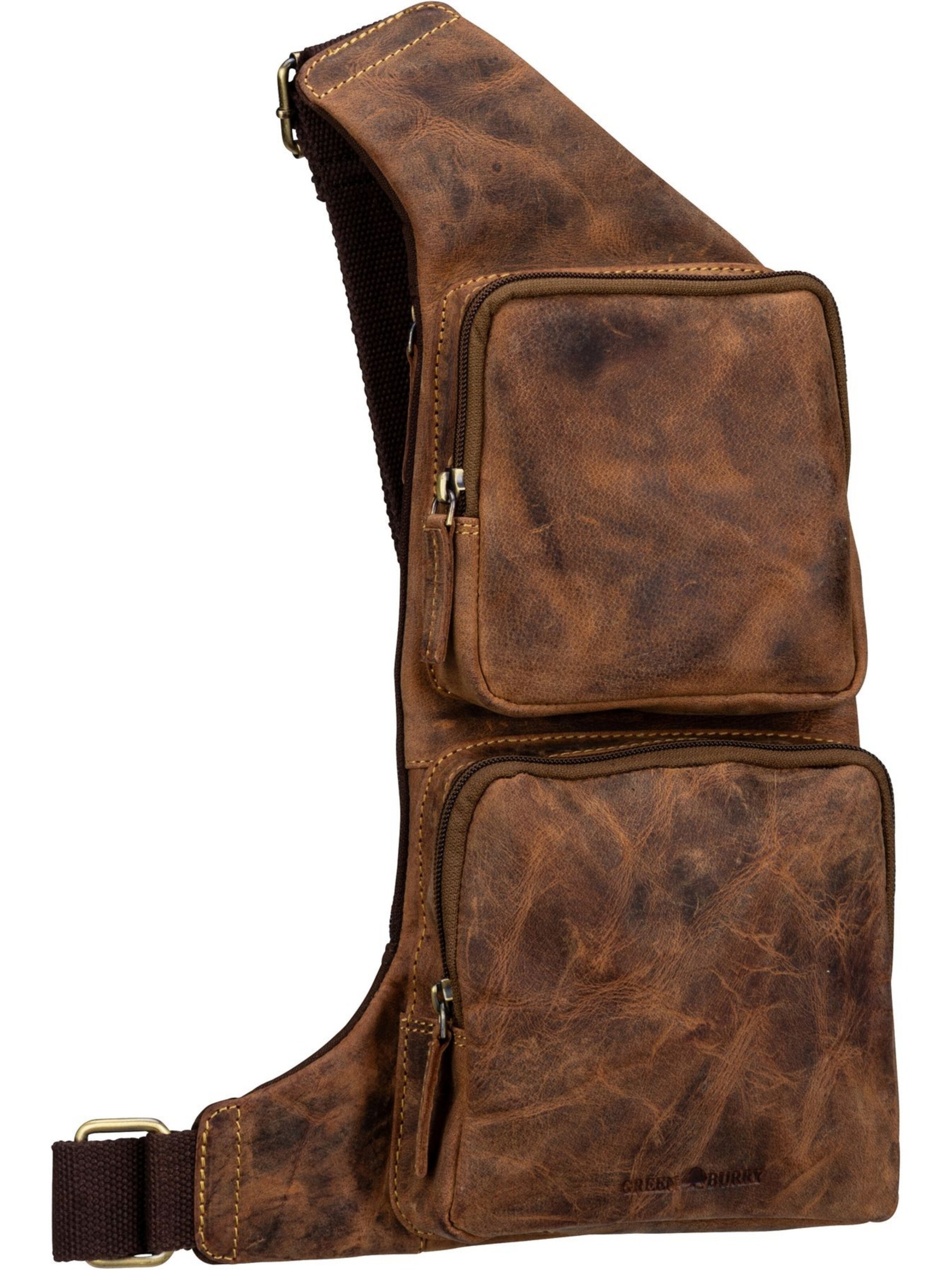 GREENBURRY Backpack ' Vintage 1543 B' in Brown: front