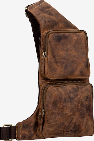 GREENBURRY Rucksack  ' Vintage 1543 B' in Braun: Vorderseite