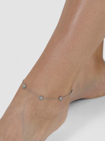 s.Oliver Fußschmuck 'Perlenblume' in Silber