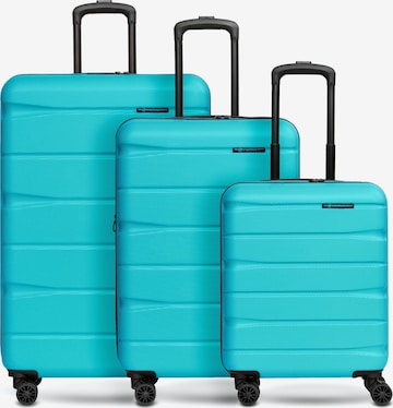 Franky Suitcase Set 'Munich 4.0 ' in Blue: front