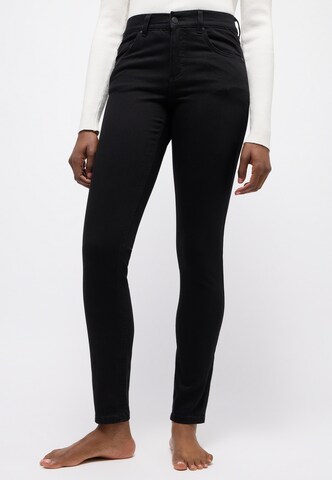 Angels Skinny Jeans in Zwart: voorkant