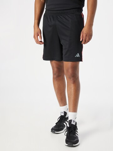 Regular Pantalon de sport 'Workout Base' ADIDAS PERFORMANCE en noir : devant