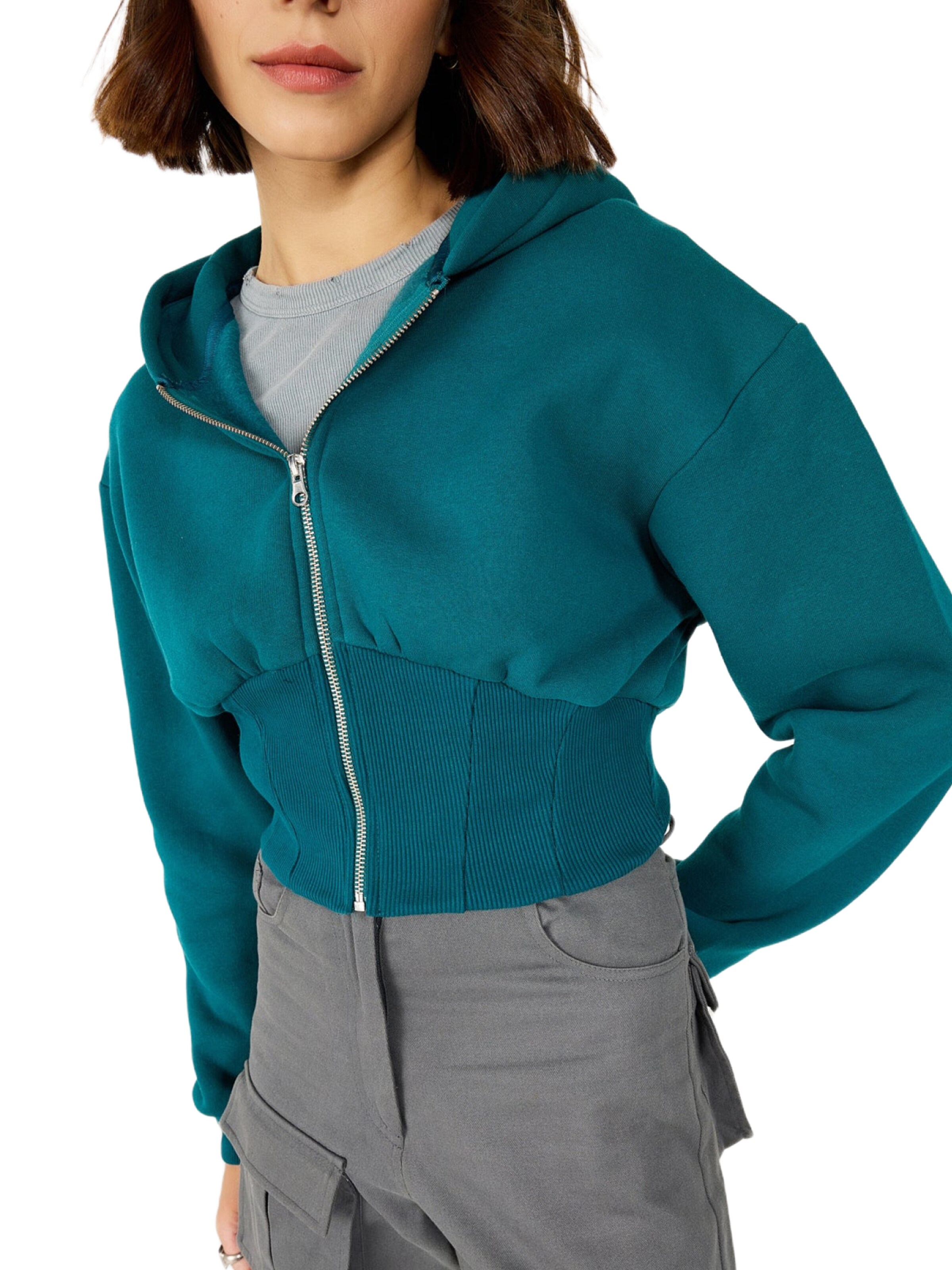 No Matter What Sweatvest in Groen