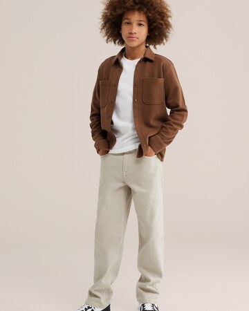 WE Fashion Bluza rozpinana w kolorze brązowy