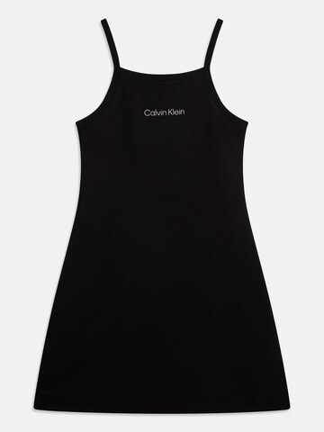 Calvin Klein Kleid 'Panther' in Schwarz: Vorderseite