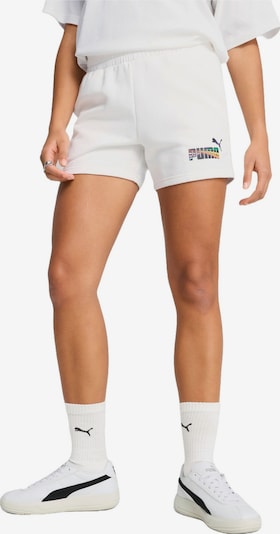 PUMA Pantalón deportivo 'Puma Love United Mid-rise Shorts 4' en XL en blanco, Vista del producto