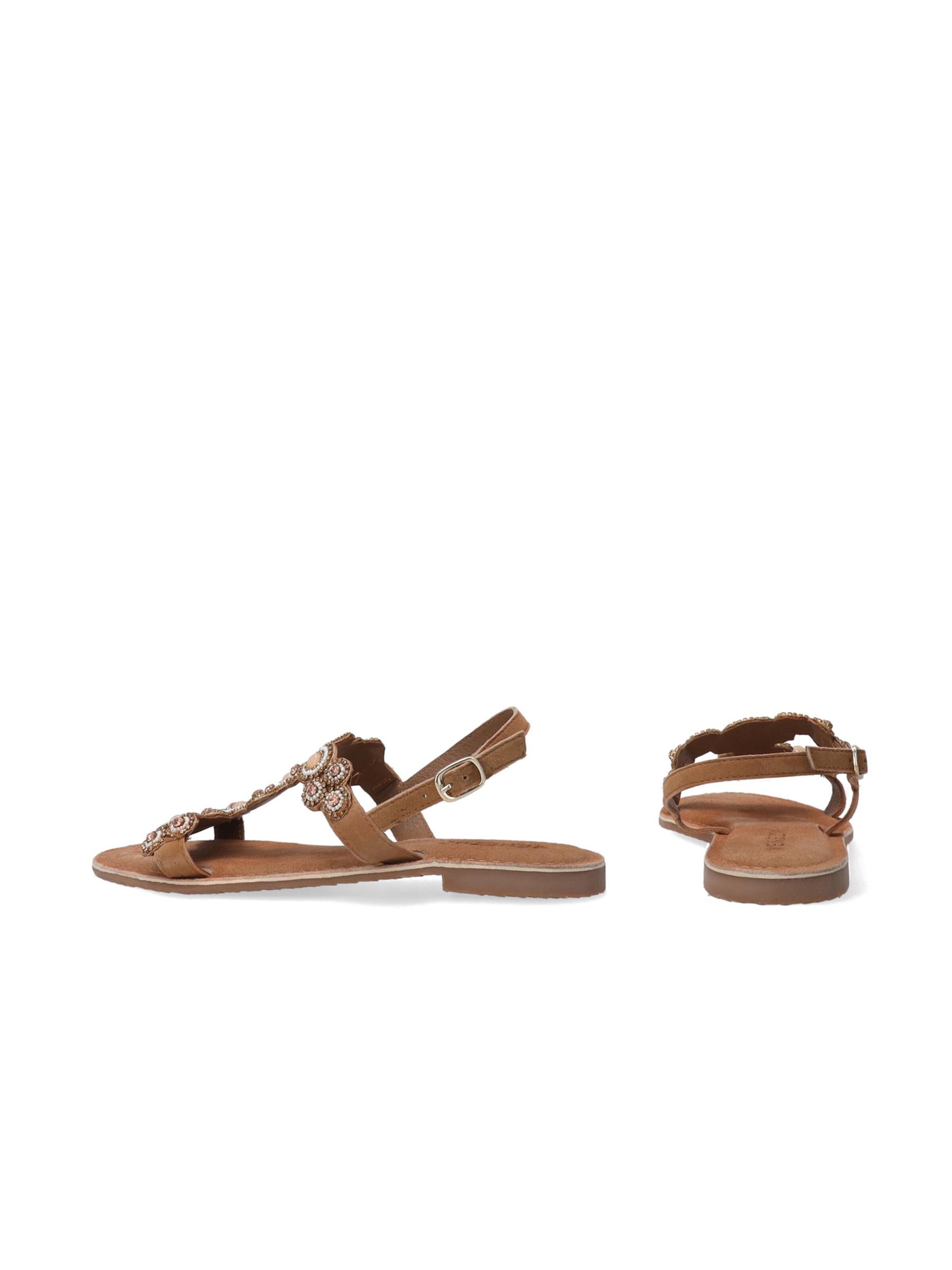 VENEZIA Strap Sandals 'Venezia' in Brown