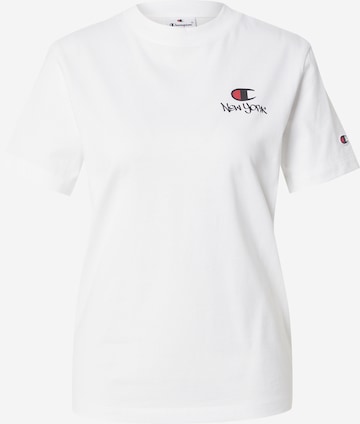 T-shirt Champion Authentic Athletic Apparel en blanc : devant