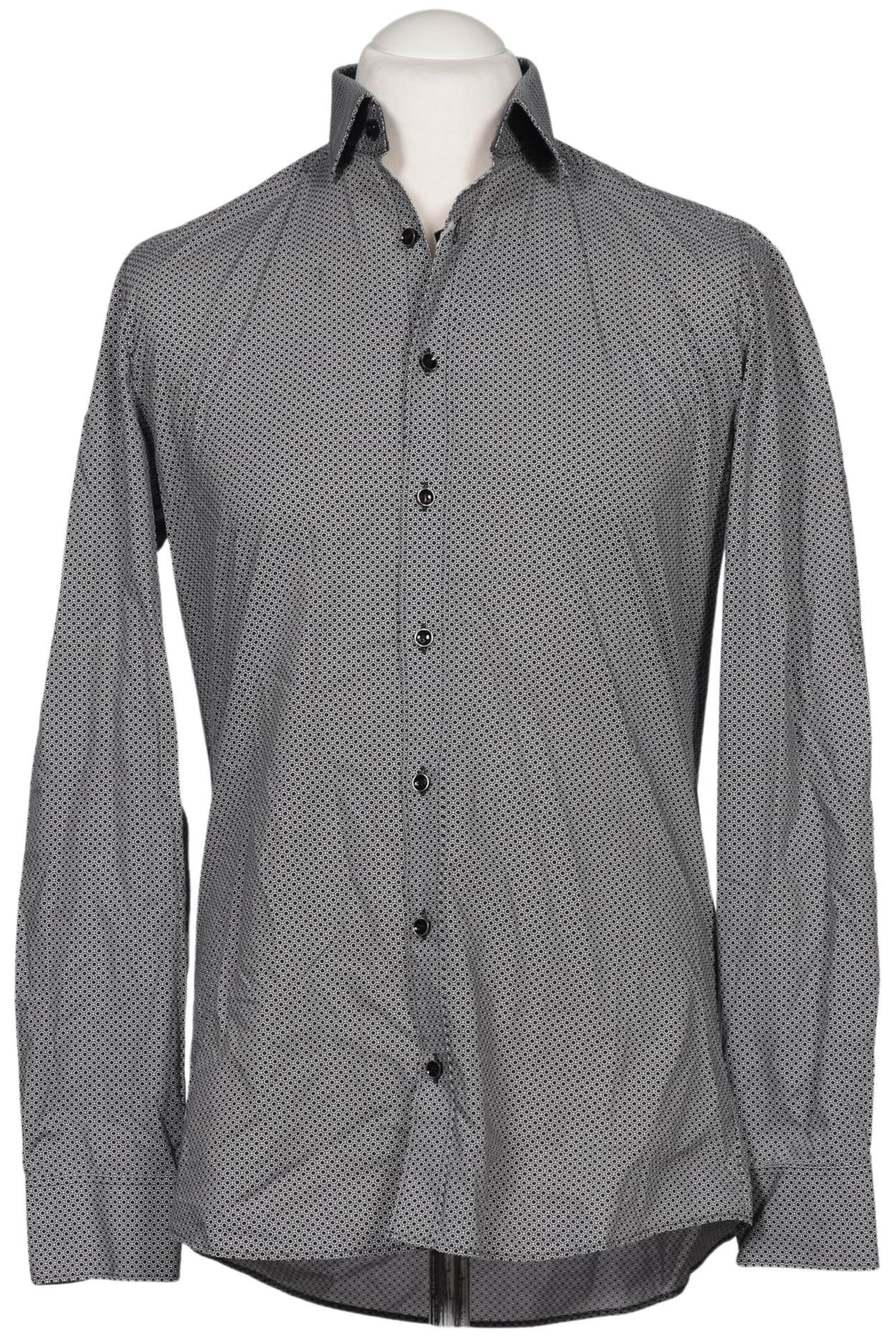 OLYMP Hemd M in Grau: Vorderseite