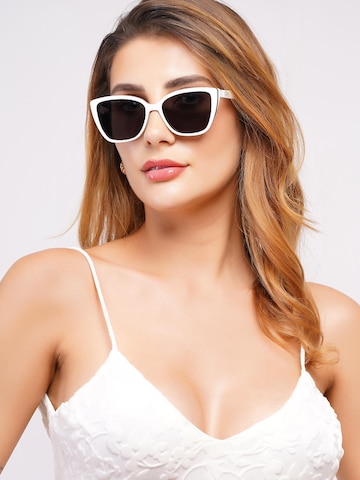 AVANT-GARDE PARIS Sonnenbrille 'Cat Eye Nerida' in Weiß