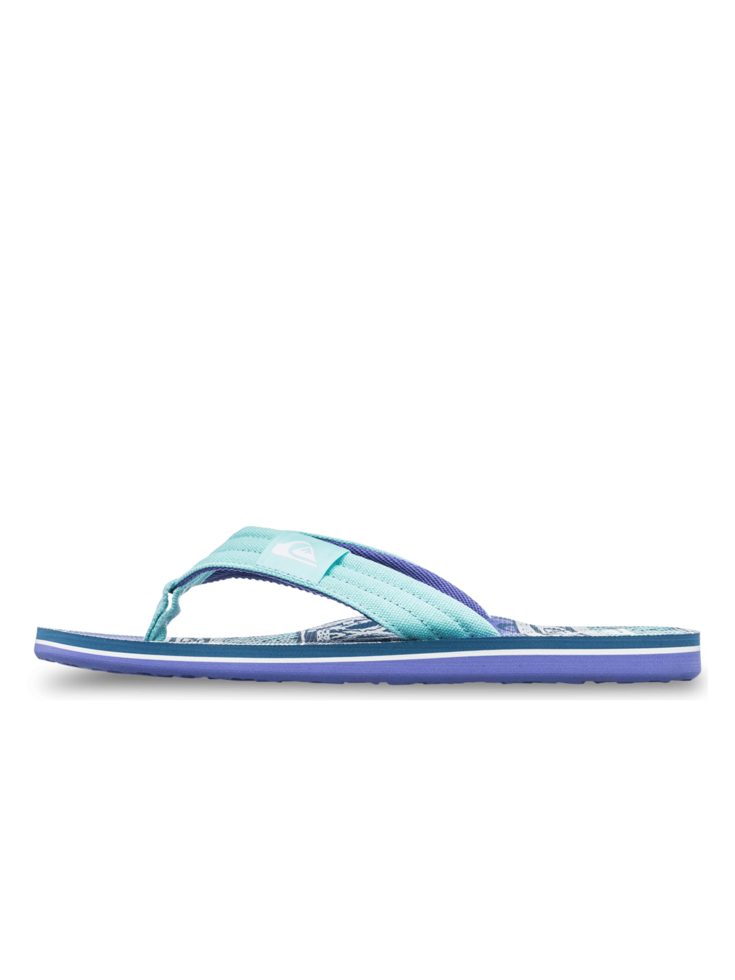 QUIKSILVER Teenslippers 'Molokai Layback' in Blauw: voorkant