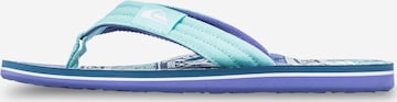QUIKSILVER Zehentrenner 'Molokai Layback' in Blau: Vorderseite