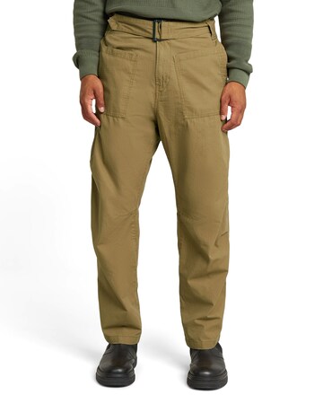 G-STAR Tapered Broek in Bruin: voorkant