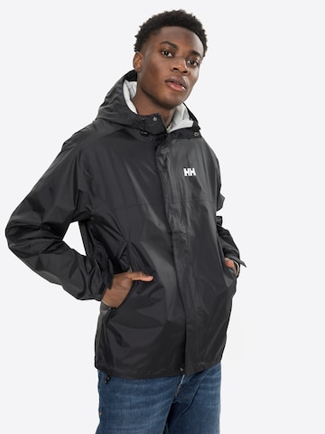 HELLY HANSEN - Casaco outdoor 'Loke' em preto: frente