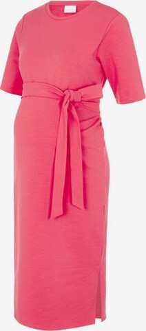 Robe 'Jada' MAMALICIOUS en rose : devant