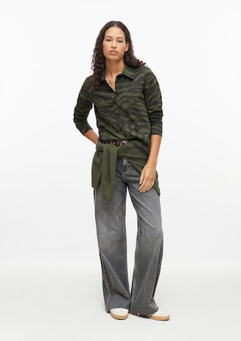 s.Oliver Blouse in Groen: voorkant