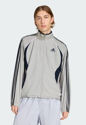 Veste mi-saison 'Teamgeist Adicolor Track' ADIDAS ORIGINALS en gris : devant
