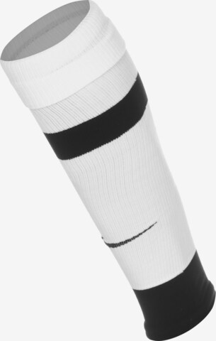 NIKE Soccer Socks 'Matchfit' in White: front