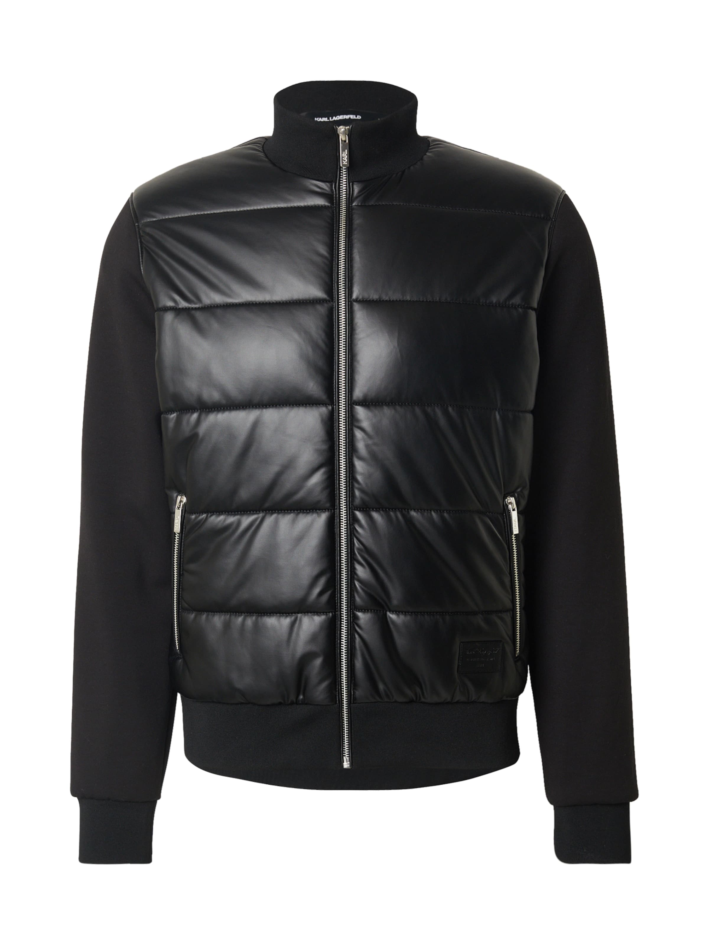 Karl Lagerfeld Демисезонная куртка в Черный: спереди