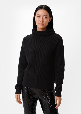 Pull-over COMMA en noir : devant