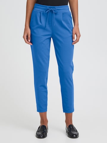 Tapered Pantaloni con pieghe 'IHKATE' di ICHI in blu: frontale