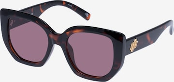 LE SPECS Aurinkolasit 'Euphoria' värissä musta: etupuoli