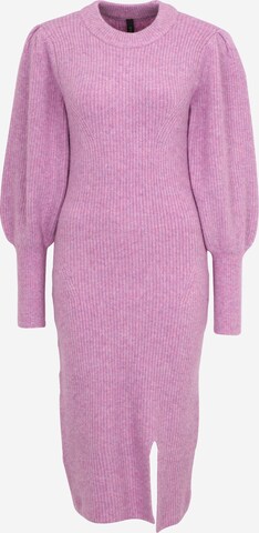 Y.A.S Petite Knitted dress 'LUNA' in Pink: front