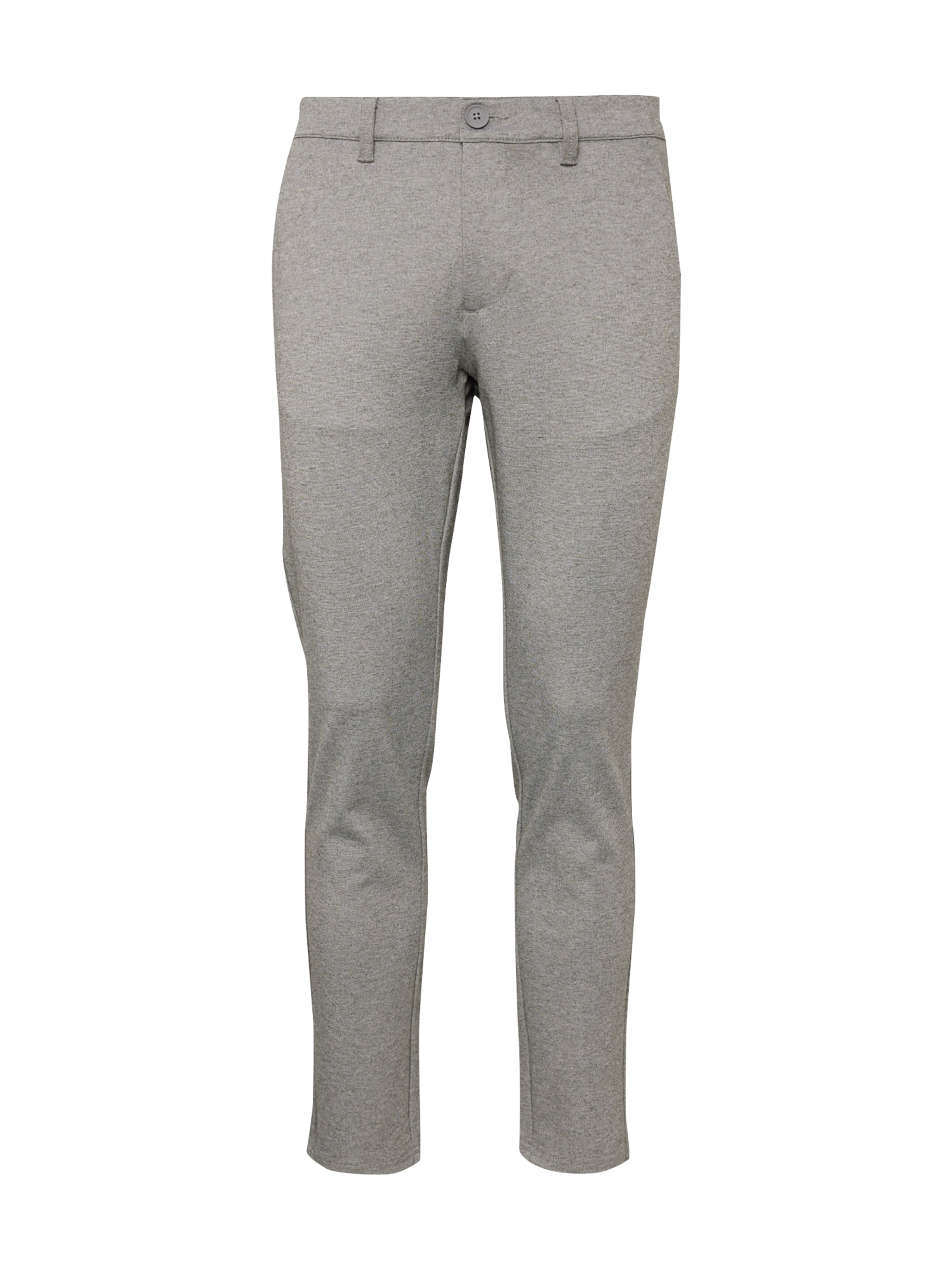 Only & Sons Slimfit Chino 'ONSThor 0209' in Grijs: voorkant