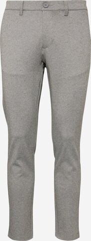 Coupe slim Pantalon chino 'THOR 0209' Only & Sons en gris : devant