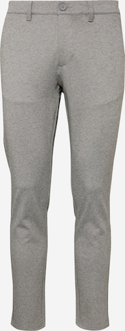 Only & Sons Regular Chino Pants 'THOR 0209' in Grey: front