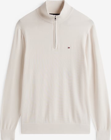 TOMMY HILFIGER Svetr 'ESSENTIAL' – žlutá: přední strana