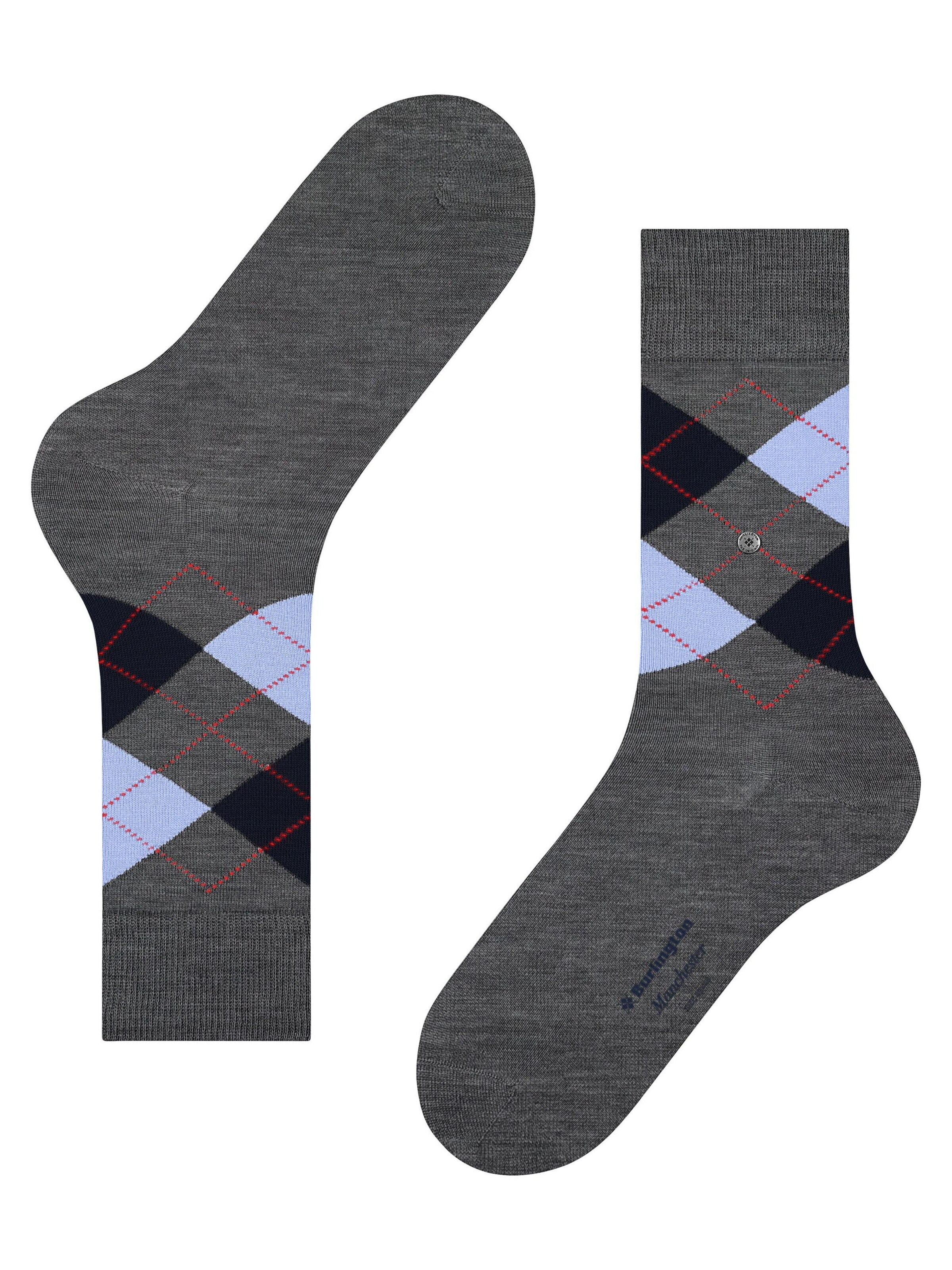 BURLINGTON Socken 'Manchester'‌ in Grau