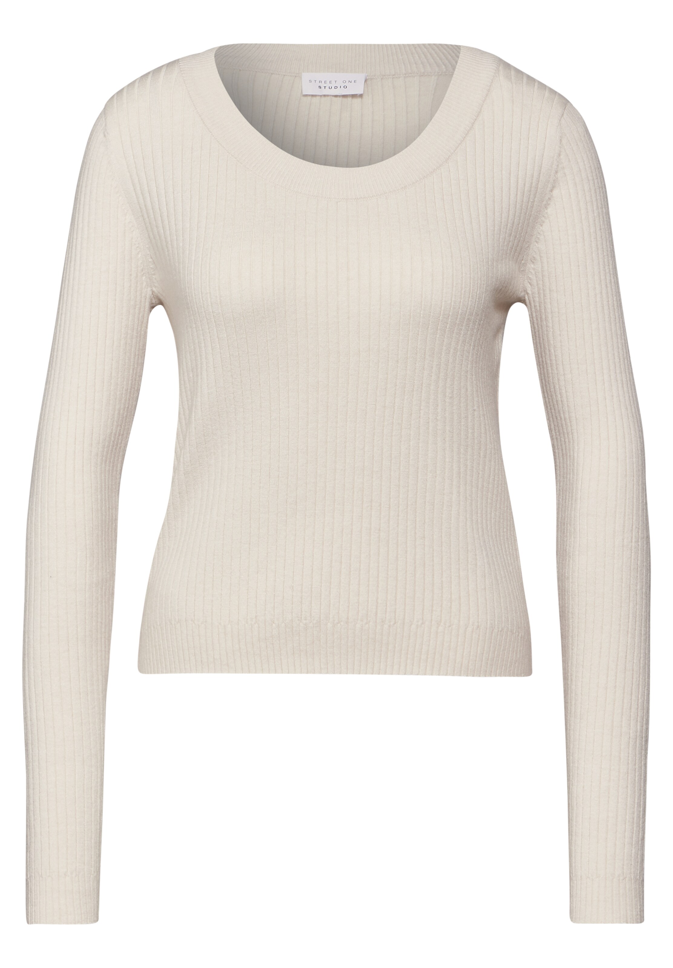 Street One Studio Sweater in White: front