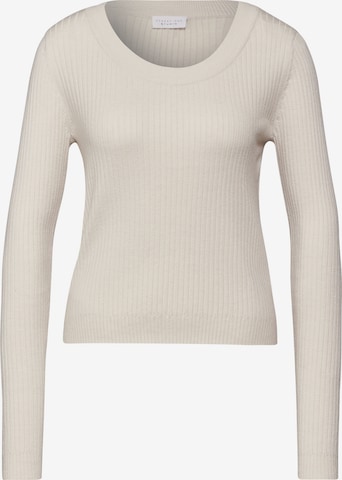 Street One Studio Sweater in White: front