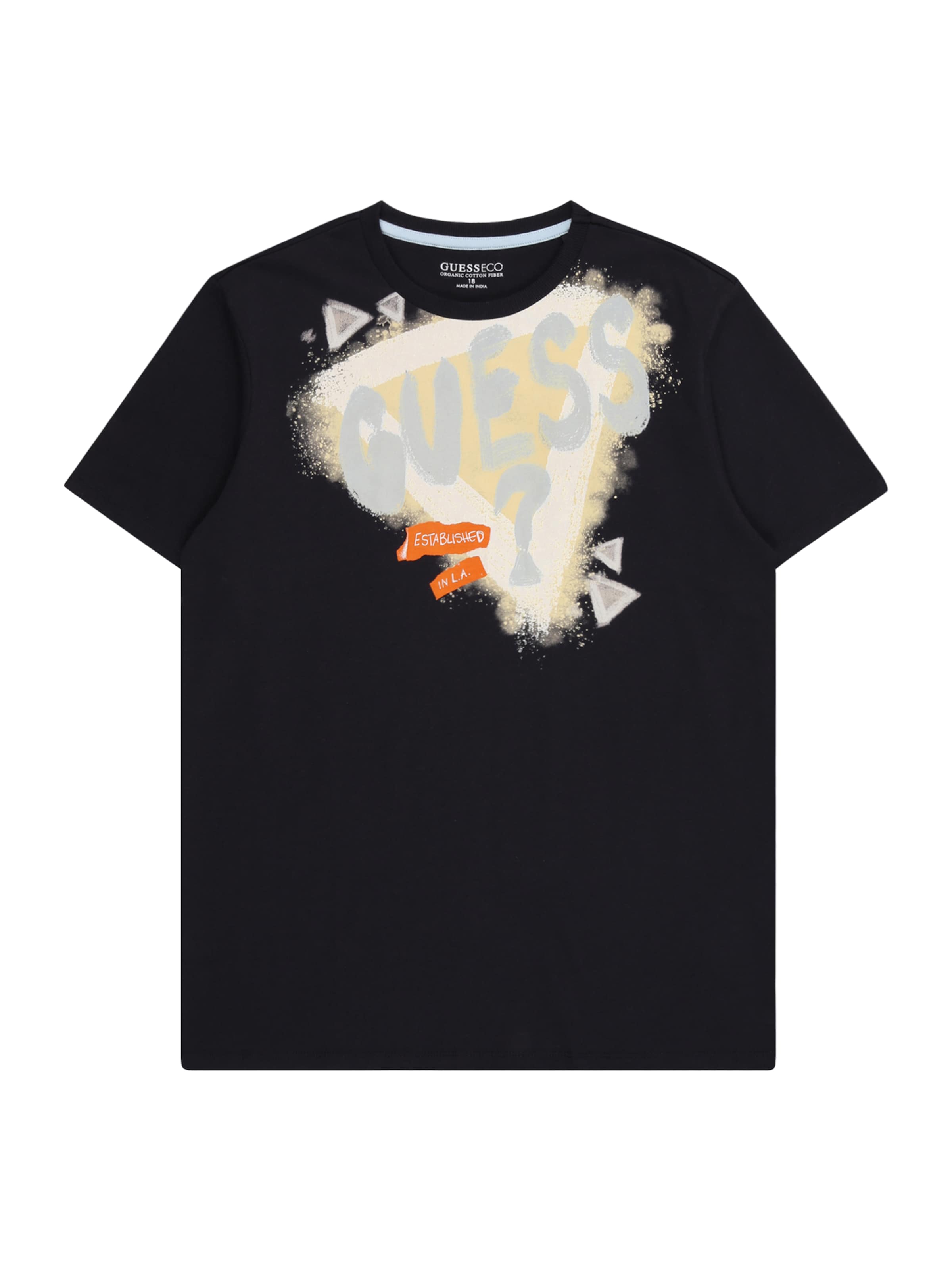 GUESS Μπλουζάκι σε μπλε: μπροστά