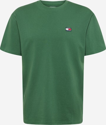 Tommy Jeans - Camiseta 'Classic' en verde: frente