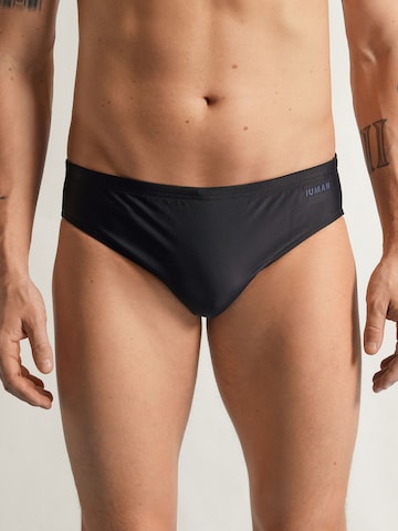 IUMAN Intimissimi Swim Trunks in Black: front